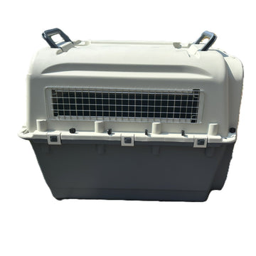 Pet carrier on a white background