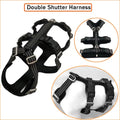 SPORT anti escape harness Cavlicious double lock system black details