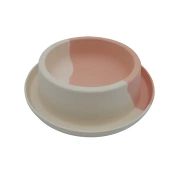 ECO Bamboo Dog Bowl Cavlicious pink, strong, dishwasher safe, no odour