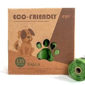 Biodegradable Poop Bags Cavlicious box of 9, perfumed