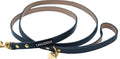 VEGAN Leash Cavlicious blue dog leash vegan leather