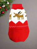 cute wool dog christmas sweater