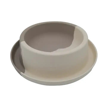 ECO Bamboo Dog Bowl Cavlicious grey, strong, dishwasher safe, no odour