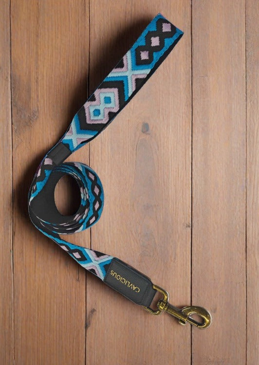 ETHNIC Vegan Collar and Leash Set