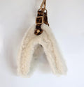 step in dog harness made from genuine lambskin with leopard details