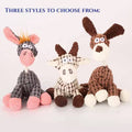 plush dog rope toys three models