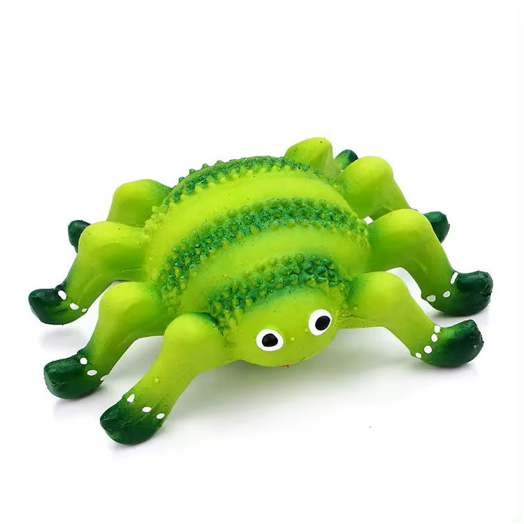 latex dog toys spider, crab and seastar