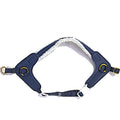 step in harness treponti style with sherpa in marine blue