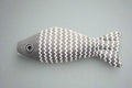 dog toy fish grey