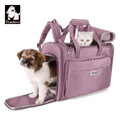 Carry your furry friend in style and comfort with the Truelove 2in1 dog carrier and backpack for small dogs up to 7 kg. Ventilated side panels and waterproof fabric keep your pup cozy and dry, while padded handles and a fleece mat provide added comfort. Perfect for on-the-go adventures!