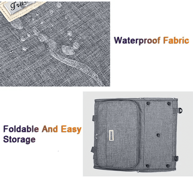 Carry your furry friend in style and comfort with the Truelove 2in1 dog carrier and backpack for small dogs up to 7 kg. Ventilated side panels and waterproof fabric keep your pup cozy and dry, while padded handles and a fleece mat provide added comfort. Perfect for on-the-go adventures!